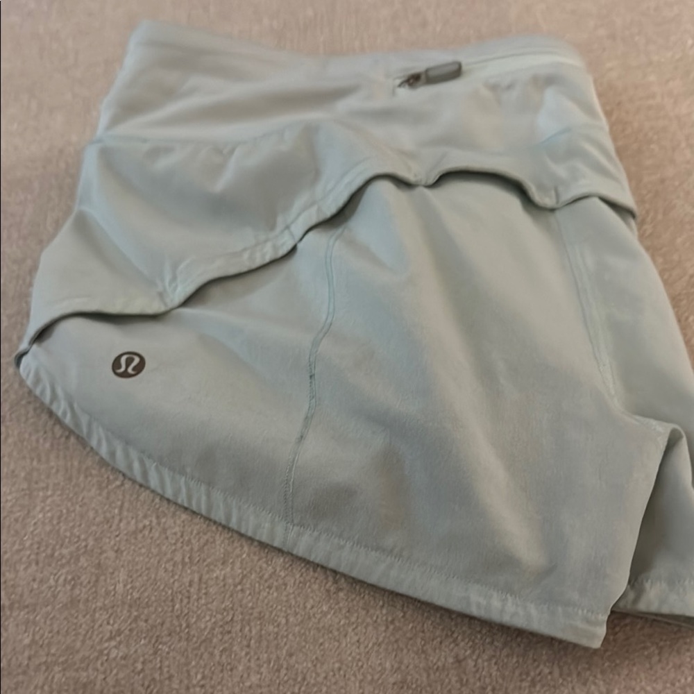 lululemon athletica Women's Light Blue Shorts